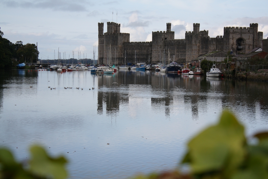 Caernarvon Castle, North Wales, UK - symbol of Norman oppression