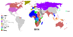 Colonial Empires Map